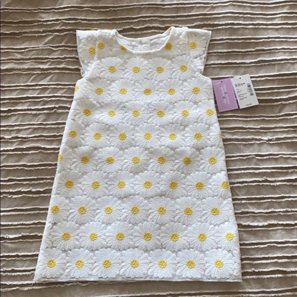Formal white daisy dress